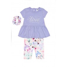 SPRINT σετ μπλούζα με κολάν κορίτσι 261-2034-531 λιλά